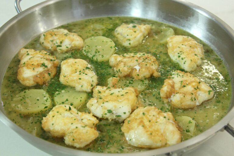 patatas en salsa verde